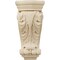 Ekena Millwork 4 1/2"W x 2 3/4"D x 10"H Small Farmingdale Acanthus Pilaster Corbel, Rubberwood COR04X02X10FRRW - alternate 3